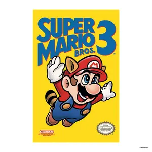 Super Mario Bros.™ 3: Yellow Box Art Poster (11x17)