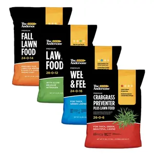 The Andersons Lawn Program - Full Season Fertilizer and Weed Control Program - for Thick Green Lawns - Covers Entire Growing Season - Safe for All Turf Types