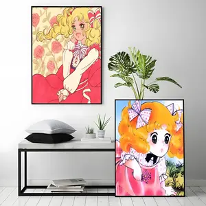 anime Candy Candy Poster HD Heavy-Duty Self-Adhesive Waterproof Wall Decor – Tool-Free Install, Durable & Reusable Conceals Wall Flaws | Elevates Home Style | Ideal for Living Rooms, Bathrooms & Kitchens