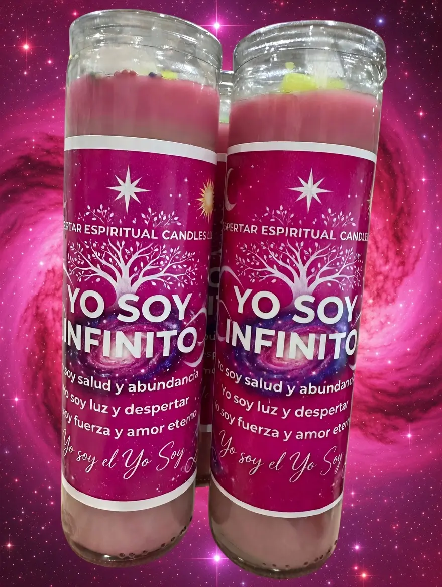 YO SOY INFINITO Preparada Healthcare Veladora, Aromatherapy Candle