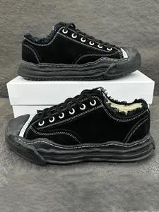 Maison Mihara Men's MMY Canvas Shoes Low-top Dissolve Sole Casual Sneakers Designer Women Board Shoes