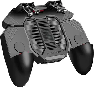 Mobile Game Controller for iPhone & Android, Pubg Mobile Controller with Cooling Fan, Phone Triggers for Gaming, Gaming Grip Joystick Gamepad Shoot Aim Keys for 4.7-6.5" Phone