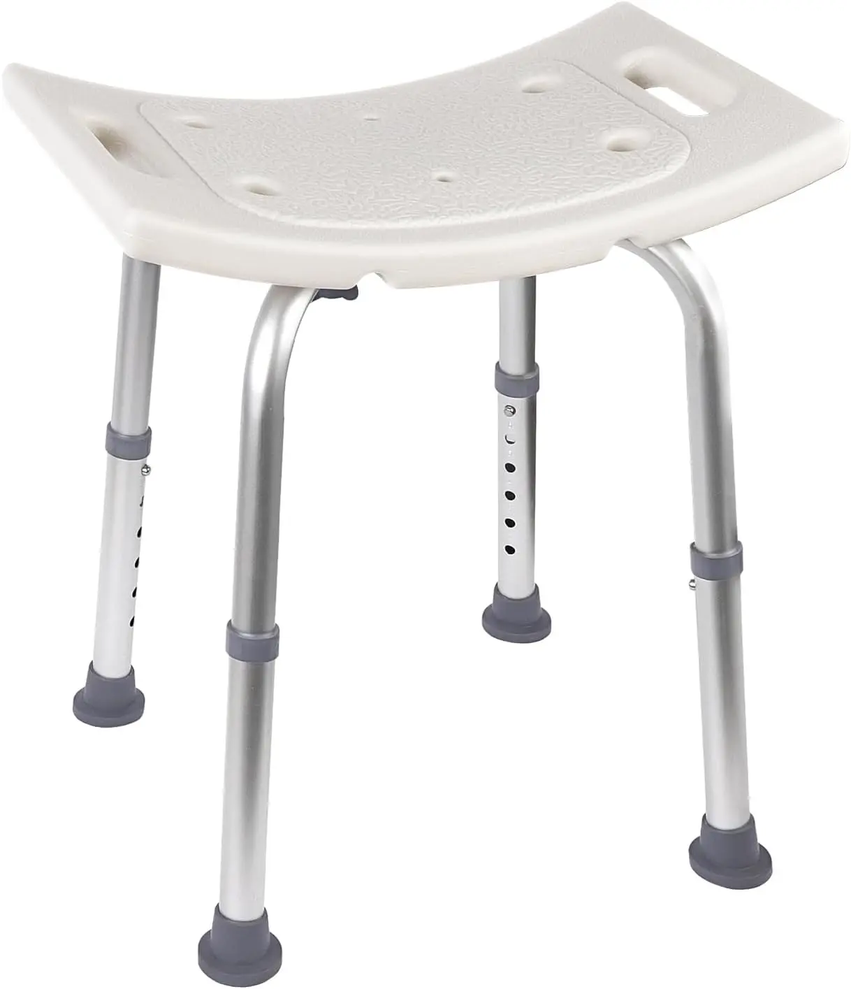 Adjustable Non-Slip Suction Cup Shower Chair - Inside Shower & Bathtub Bench Seat, Medical Bath Stool for Adults, Disabled