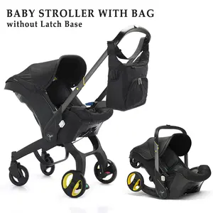Baby Stroller with Free Bag ,Newborn Stroller,Foldable Stroller Legs,Equipped with Chest Clip,One-Click Contraction Function,Alloy Metal Material,4-wheel Travel Toddler Stroller #Summervibes