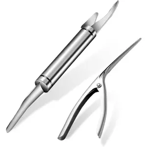 Shrimp Deveiner Tool and Peeler Set Multifunctional Shrimp Deveining Tool Efficient Shrimp Peeler and Deveiner Tool Portable Shrimp Cleaner Shrimp  for Easy Shrimp Deveining