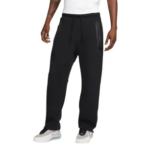 Nike Sportswear Tech Fleece Men's - Black, Drawstring Waist, Comfortable Fit, Versatile Style for Active Lifestyle
