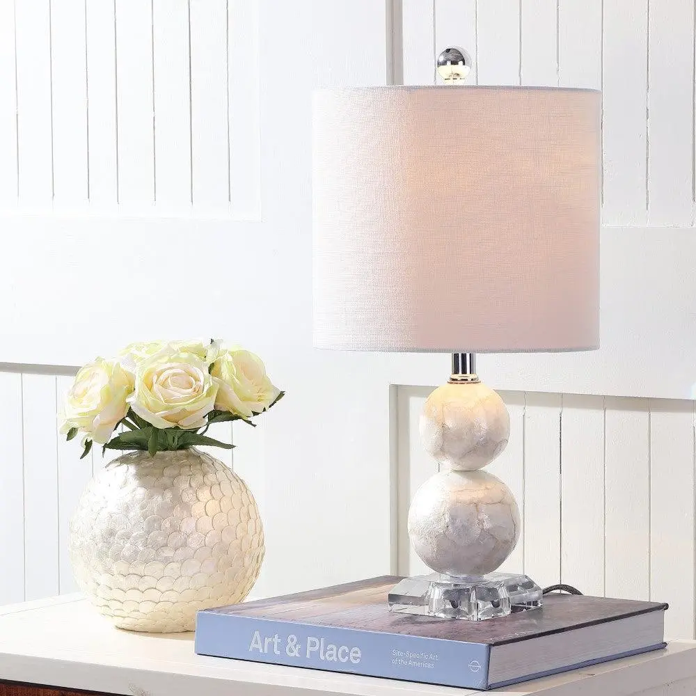 JONATHAN Y Bailey Seashell LED Table Lamp - Shell Lamp Design Decorative Home Accessory, Aesthetic House Decor for Bedroom, Living Room