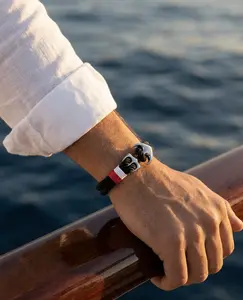 Saint-Clair at Sea Men's Nautical Anchor Rope Bracelet | Old Money European