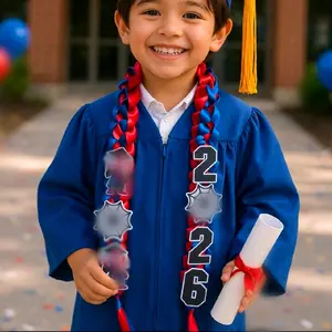 Kinder Kindergarten graduation leis necklace collar graduacion niño decor Decorative