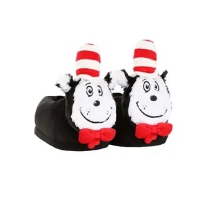 Adult Cat in the Hat 3D Character Slippers