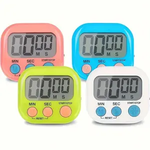Kitchen Timer Adjustable Timer Magnetic LCD Digital Countdown Stopwatch with Stand, Practical Cooking Baking Sports Alarm Clock Reminder Tool