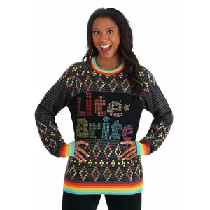 Adult Hasbro Lite Brite Sweater