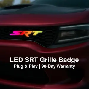 LED SRT Grill Emblem RGB