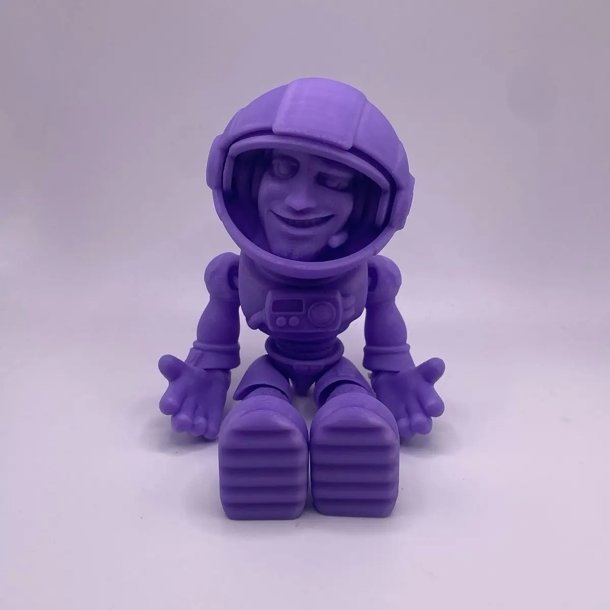 Flexi Astronaut – 3D Printed Space Explorer Figurine, Poseable Desk Toy