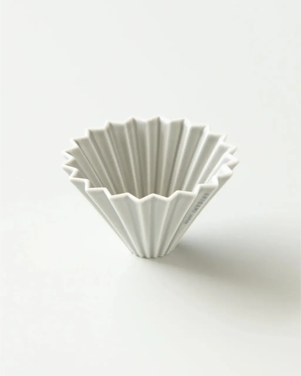 Origami Dripper S - Premium Porcelain Coffee Dripper, 20-Ribbed Structure, Compact Japanese Pour Over, Dishwasher-Safe, Travel-Ready (Choose Color)
