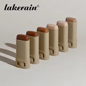 Lakerain Solid Foundation Stick, Moisturizing Concealer Stick, 2 Counts Long-Lasting Boost Skin Tint, Skin Perfector, Hydrating Creamy Formula, Lightweight Coverage, Smooth Non-Cakey Finish for Radiant Even Skin Tone, Moisture