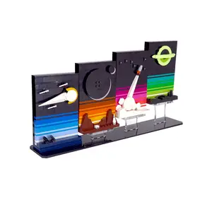 Acrylic Tiered Display Stand Compatible with LEGO® 21340 Ideas Tales of the Space Age - Set Not Included