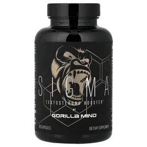 Gorilla Mind Sigma™, Testosterone Booster, 120 Capsules