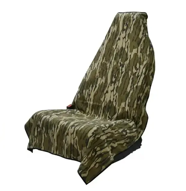 Bottomland Camo Pattern Car Seat Cover Towel – Full Size Quick Dry Athletic Towel, Camouflage Sweat Resistant Seat Protector for Running, Gym, Hunting, Travel & Outdoor Use, Gift For Car Lover