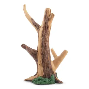 TOYMANY Hand-Painted PVC Plastic Miniature Forest Tree Ornament Accessory, Ideal for Montessori Sensory Play (3+ Year-Olds) & Desktop Decor