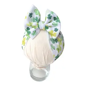 Shamrock St. Patrick's Day Headwrap Bow
