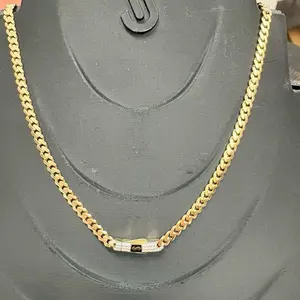 Monaco 10k necklace 18” 4mm