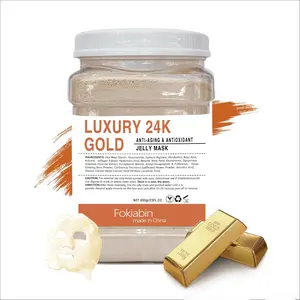 Fokiabin 24K Gold Skincare Mask - Facial Peel-Off Gel | Smooth Silky Glow, 24H Moisture Lock | Comfort Fit All Skin Types