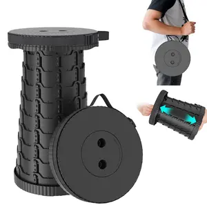 Upgraded Collapsible Stool,Portable Stools,Telescoping Stool, Max Load Capacity 400lbs,Suitable for Outdoor Picnic Camping Gardening Fishing Hiking