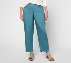 LOGO by Lori Goldstein Regular Relaxed Ankle Length Joggers