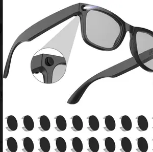 Fingergated Stealth Stickers — 20-Pack LED Light Blockers for Ray-Ban Meta Smart Glasses