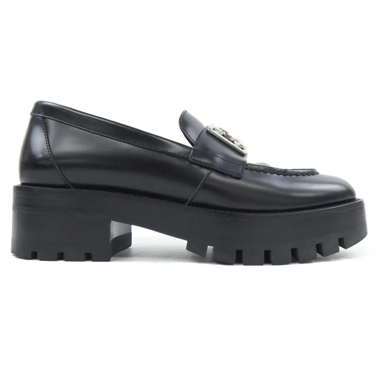 Pre-owned CHANEL Calfskin Small Leather Goods LOAFERS Loafers