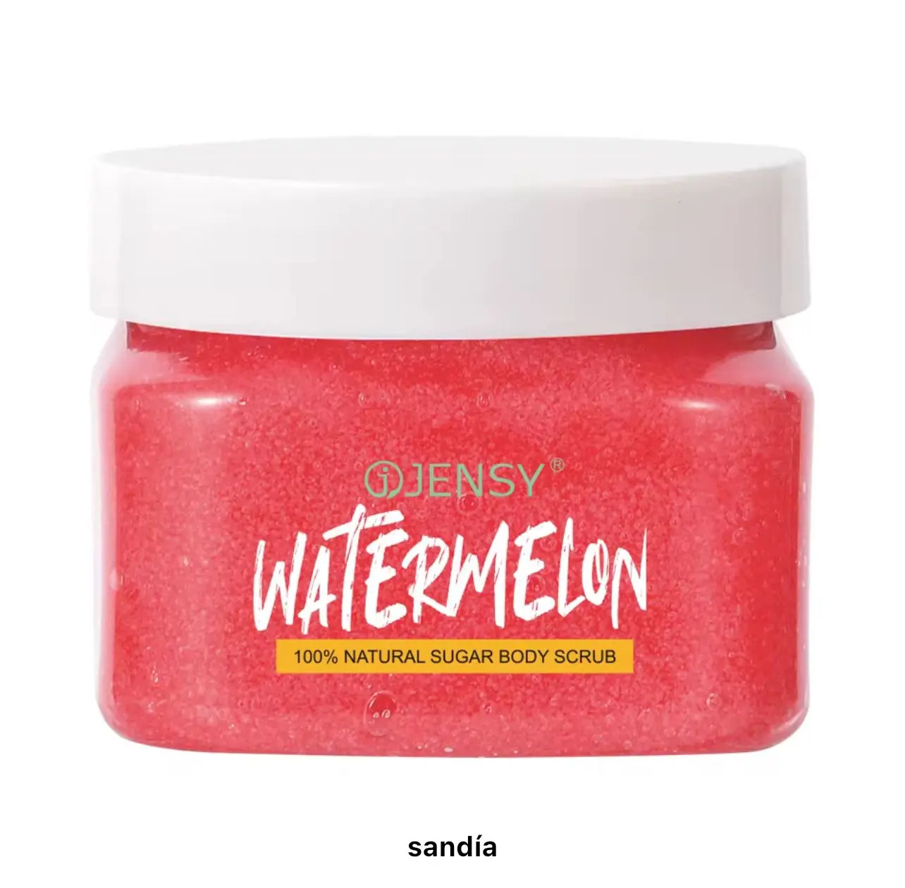 Sugar and Shea Scrub, Watermelon, Ultra-Hydrating and Brightening Scrub for Essential Nourishing Body Care