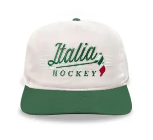 Italia Hockey Snapback: Cream