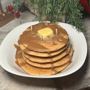 Pancake candle