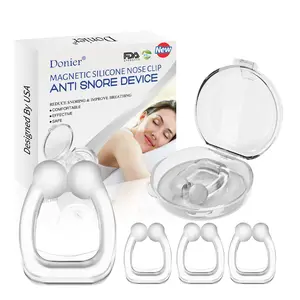 4 Packs Silicone Magnetic Anti Snore Clips, 2026 Upgrade Stop Snoring Nose Device Snore Stopper, Effective Snoring Solution Nasal Dilator Professional Sleep Aid Relieve Snore for Men Women[USA Design]