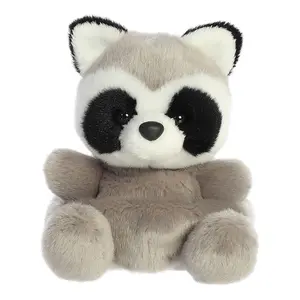 Palm Pals Adorable Rascal Raccoon 5 inch Gray Mini Soft Plush Collectable Stuffed Animal