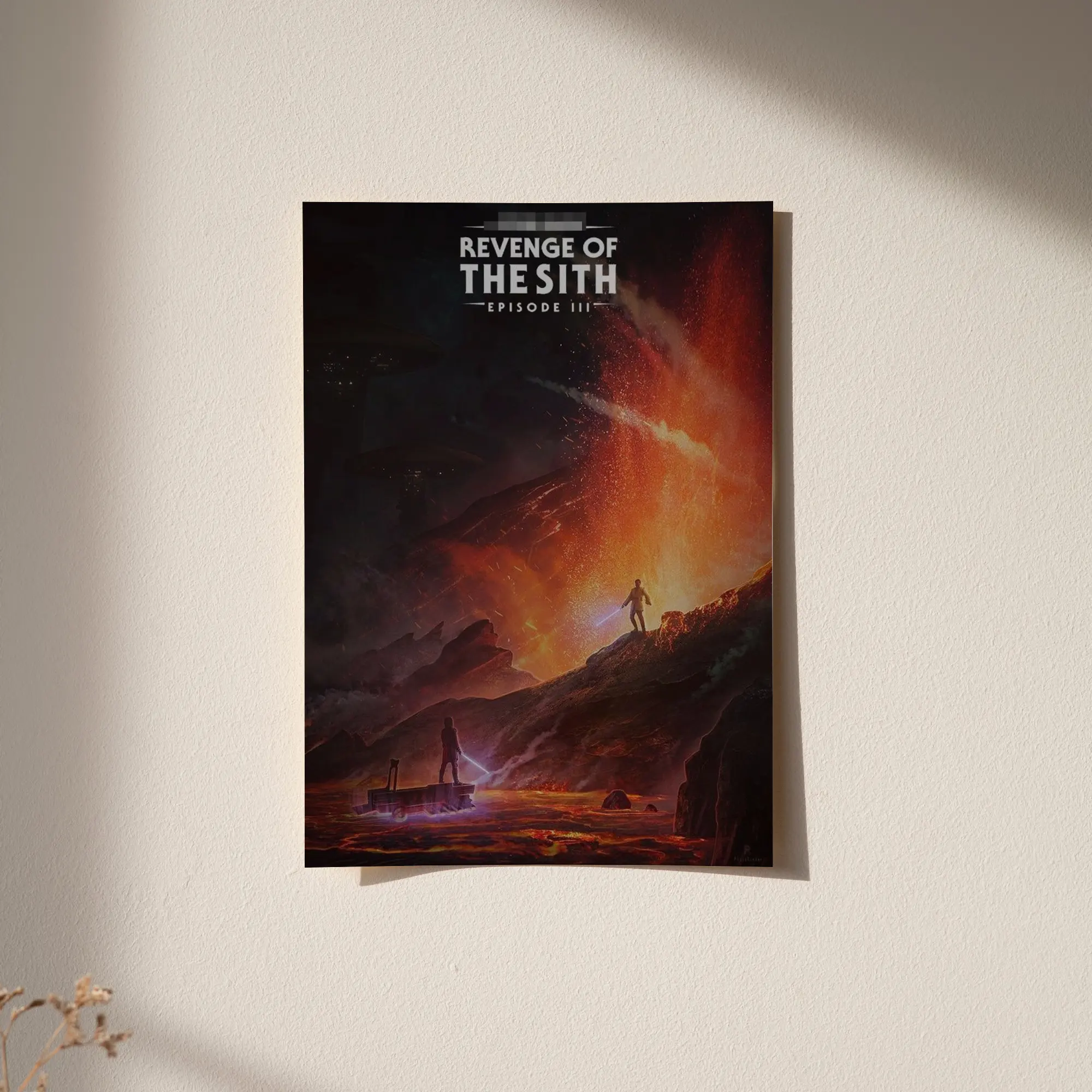 Episode 3 Revenge of the S V2  Decorative Canvas Painting 2:3  Decor Decorative Artwork Painting Artistic Modern Canvas Wall Art Decorative Painting HD Printed Canvas Print for Living Room Bedroom Office Home Decor Gift