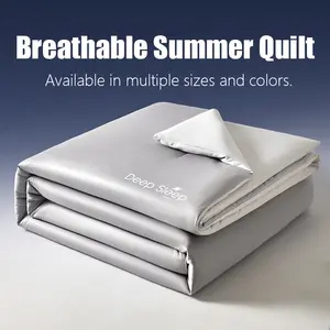 Silky Smooth Lightweight Summer Blanket, Breathable Soft Air Conditioning Blanket, Lightweight Cooling Blanket, Comfortable Bedding for Adults and Kids, Multiple Colors Available