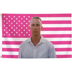 Drew Flags Starkey Tapestry, Rafe Cameron American Flag Pink funny Tapestry,3x5Ft Drew poster starkey with 2 Brass Grommets,For College Dorm Room,Outdoor Parties, Gift, Decor etchic design  room bedroom