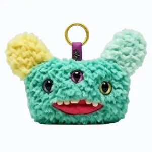 MINISO x Fuggler x JAKA Plush Coin Purse Keychain – Lab Escape Series Ugly-Cute Monster Plush Pendant, suitable for everyday bag accessories. MINISO x Fuggler x JAKA Plush Coin Purse Keychain – Lab Escape Series Ugly-Cute Monster Plush Pendant, suitable f