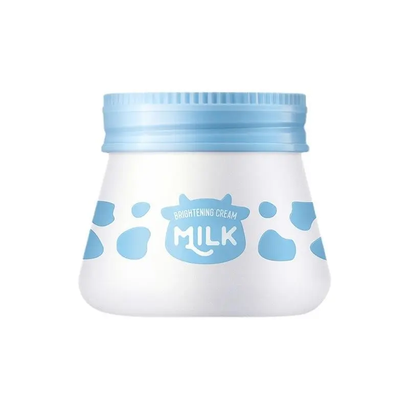 Milk Toned Cream 55g for Face, Facial Hyaluronic Lightweight Texture Daily Hydrate Moisture Smooth Hydrating Nourishing Moisturizing Even Tone Moisturizer for Brightening Skin Tone, Softens and Nourishes Your Skin