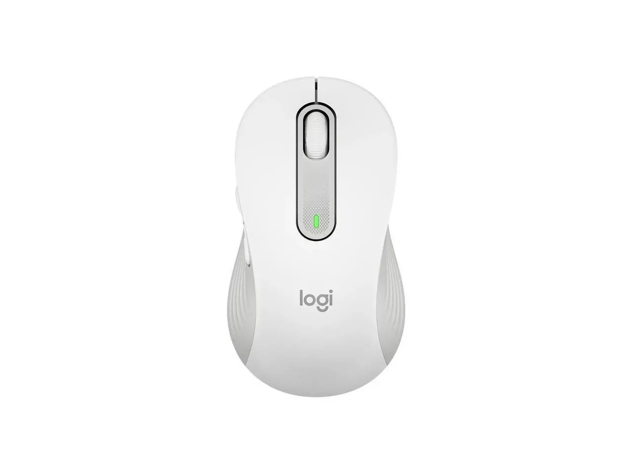 Logitech Signature M650 Mouse - Optical - Wireless - Bluetooth - Raw White - USB - 2000 dpi - Scroll Wheel - 5 Button(s) - 5 Programmable Button(s) - Large Hand/Palm Size - Right-handed
