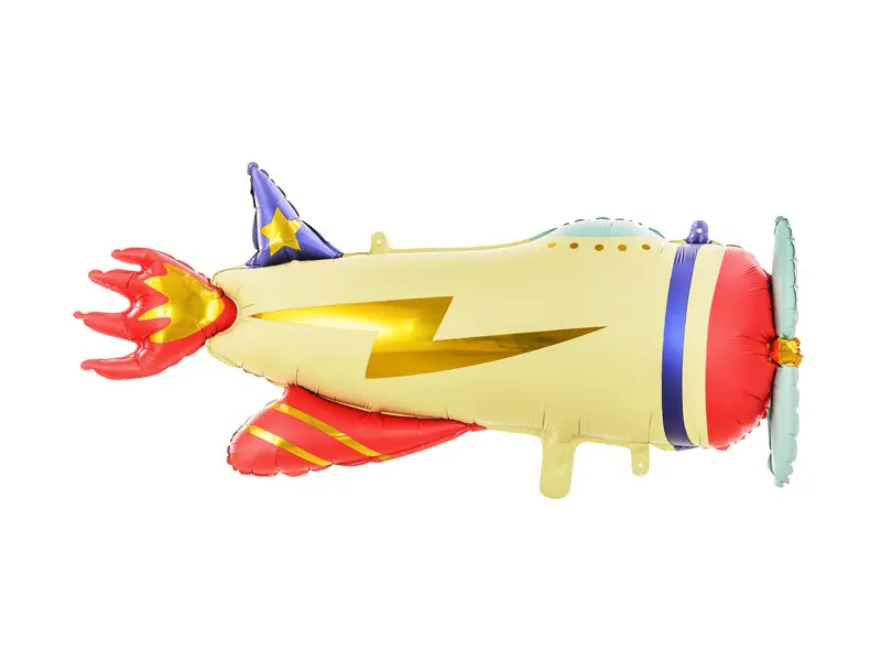 YELLOW AIRPLANE BALLOON