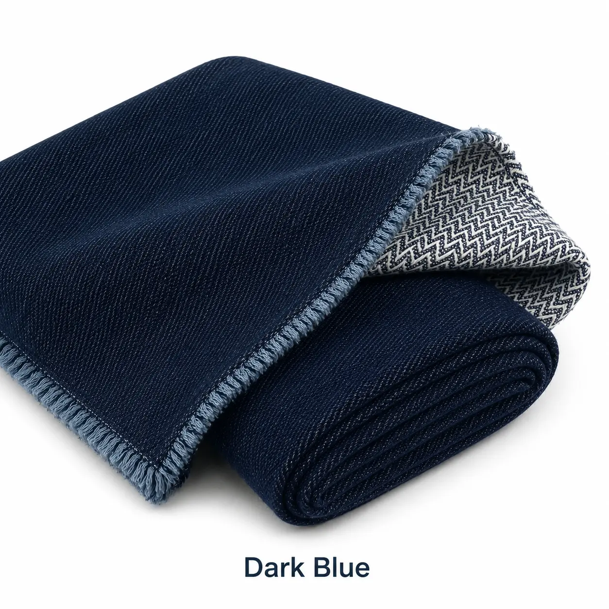 10 oz Medium Weight Dark Wash Denim Fabric by The Yard, 71" Extra Wide Precut 1 Yard Cotton Blend for Sewing, Home Decor & Crafts, Breathable