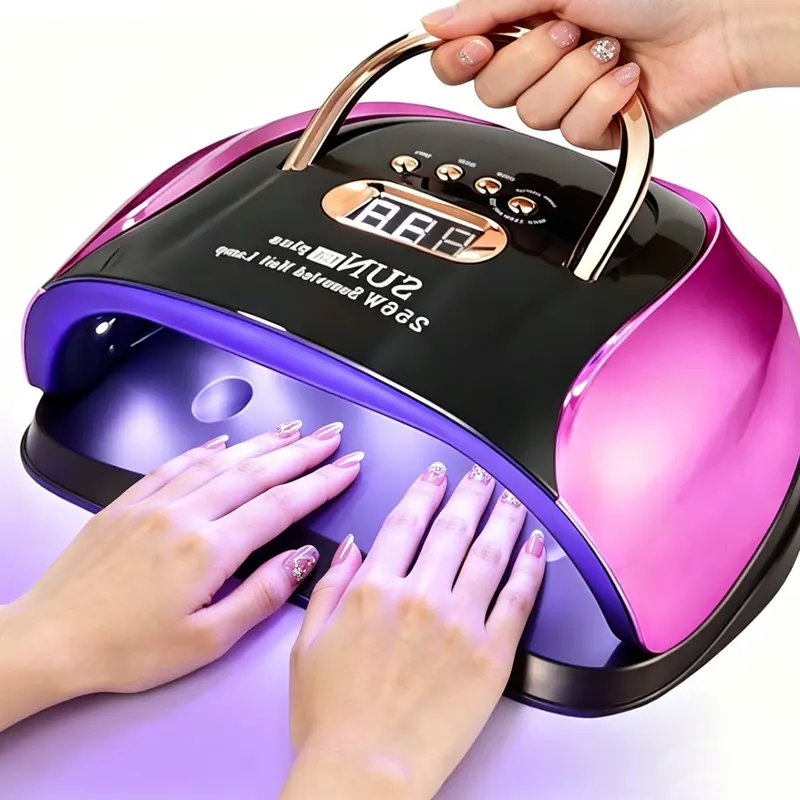 2026 UV LED Nail Lamp Light Dryer 256W Gel Nail Lamp Led Nail Light for Gel Nails with Automatic Sensor & 4 Timers Drying