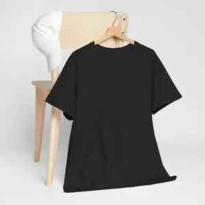 Black Unisex T-shirt for Casual Wear, Daily Clothing for Men and Women
