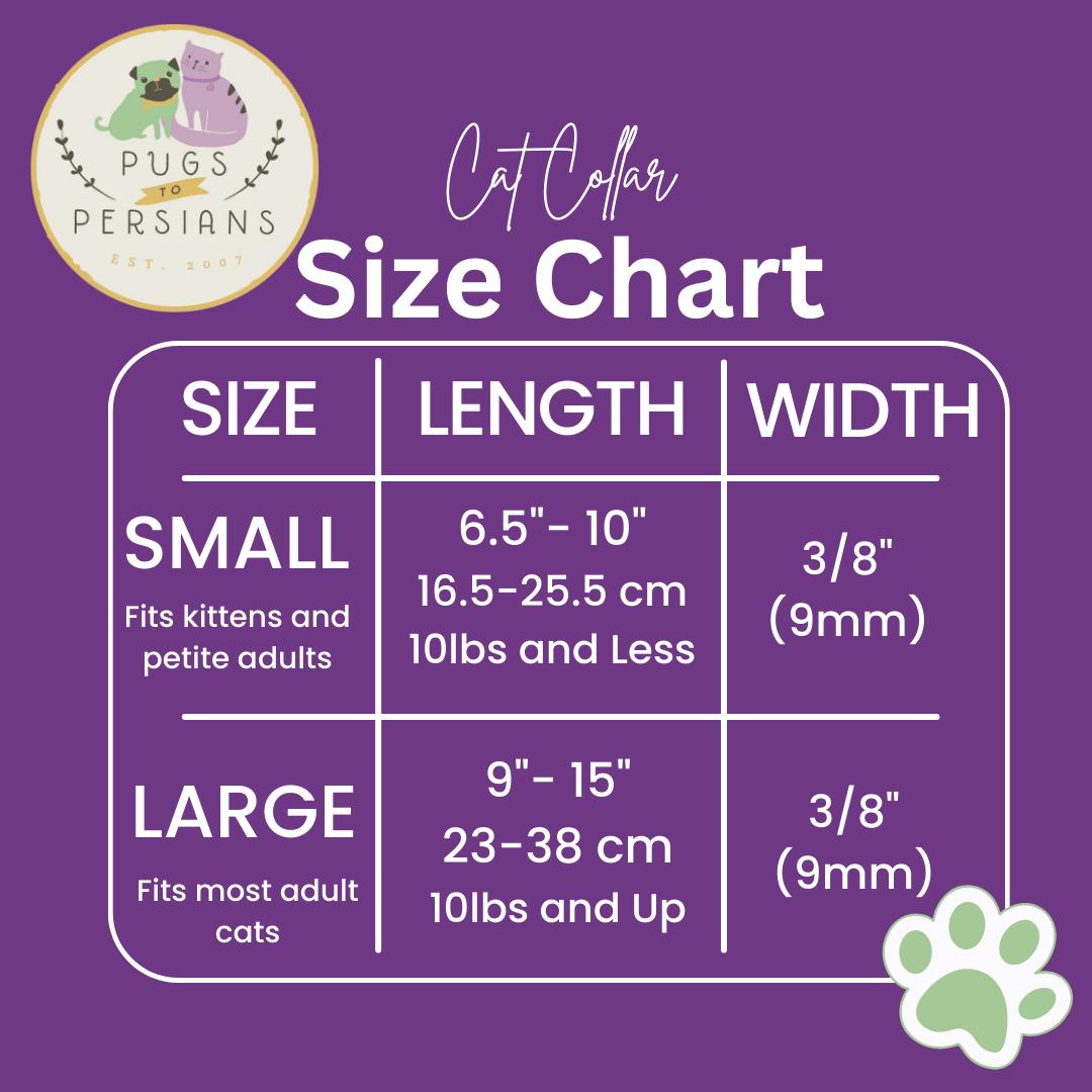 Sprinkle Doughnuts Breakaway Safety Cat Collar with Jingle Bell & Charm by Pugs2Persians Donut