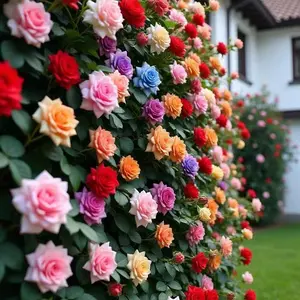 Mixed Rose Seeds(500seeds)-Heirloom and rare varieties for the home garden,non-GM Oeasy-to-grow beautiful perennial flowers,Heat/Drought/Frost-resistant-Tolerant Explosive Blooms,Ideal for Gardens&Containers,Flower Seeds
