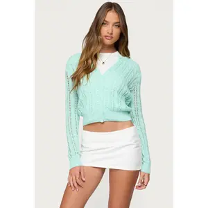 Haisley Cable Knit Cardigan