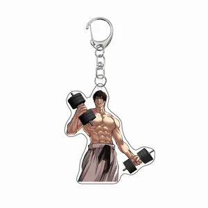 Acrylic Keychain for Jjk Anime Ryomen Sukuna Geto Suguru Choso Higuruma Hiromi Toji Fushiguro Pendant Key Ring Decoration Gift